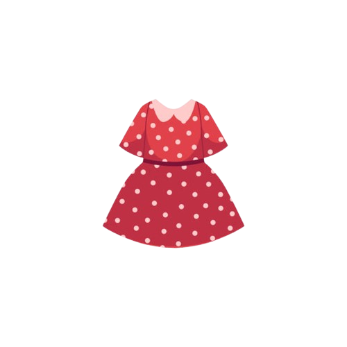 red dress